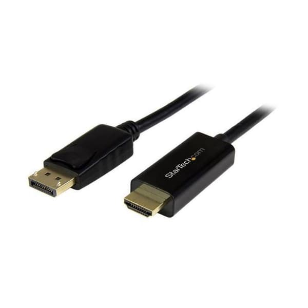 DisplayPort till HDMI-adapterkabel - STARTECH.COM - 5 m - 4K 30 Hz - Svart
