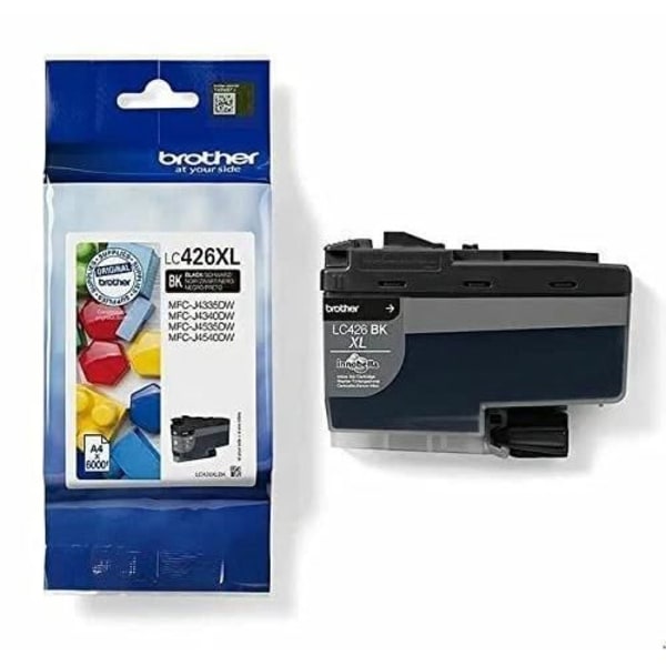 LC426XLBK blækpatron - BROTHER - 6000 sider sort med høj kapacitet - Til MFC-J4340DW, MFC-J4540DW og MFC-J4540DWXL