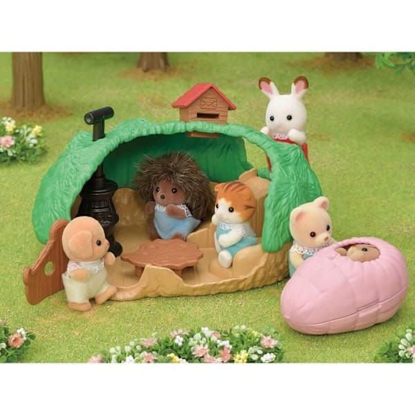 Pienoishahmot - SYLVANIAlaiset PERHEET - 5453 - Vauvojen piilopaikka Flerfärgad