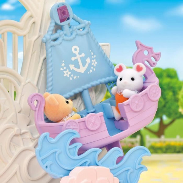 Magisk forlystelsespark - SYLVANIAN FAMILIES - 5645 - 4 magiske universer - 30 babyer Flerfärgad