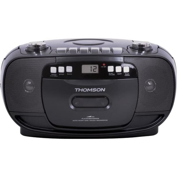 Radio CD Kassett - THOMSON - Svart Svart
