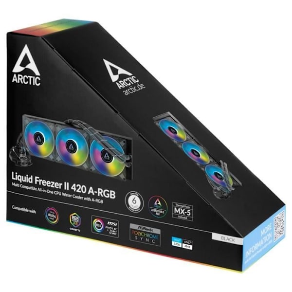 ARCTIC Liquid Freezer II 420 ARGB - Vesijäähdytys