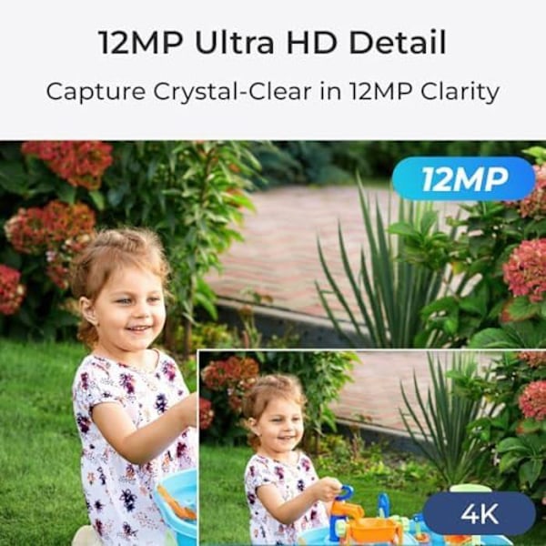 Säkerhetskamera - REOLINK - P344 - 12 MP Ultra HD - Intelligent detektering - Tidsfördröjningsfunktion