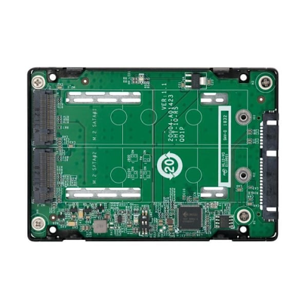 SSD M.2 SATA-adapter - QNAP - QDA-A2MAR - 2 skuffer - RAID 0/1 - SATA 6Gb/s
