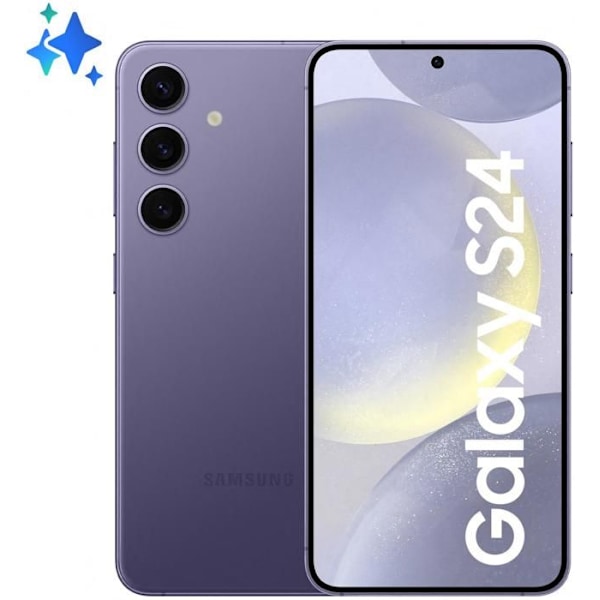 Samsung Galaxy S24 Dual Sim 8 Gt RAM 128 Gt Cobalt Purple EU Violetti