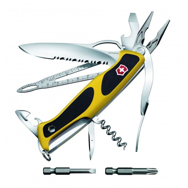 Schweizisk hærkniv - Victorinox - RangerGrip 174 Boatsman - Gul - Rustfrit stål - 23 funktioner Gul