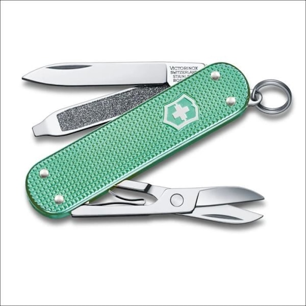 Sveitsiläinen veitsi - Victorinox - Classic Alox - 58 mm - 5 toimintoa - Minttu Mint Minty Mint