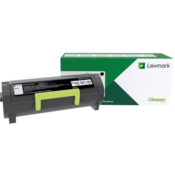 Lexmark 51B2000 sort tonerpatron, returprogram