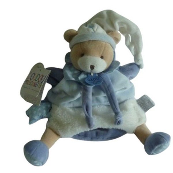 DOUDOU ET COMPAGNIE Kirsebær og Petit Chou - Marionetbjørn Petit Chou