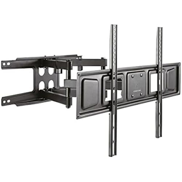 Justerbar TV Stand - FONESTAR - 37-80 tommer - Metal - Sort - Høj kvalitet Sort