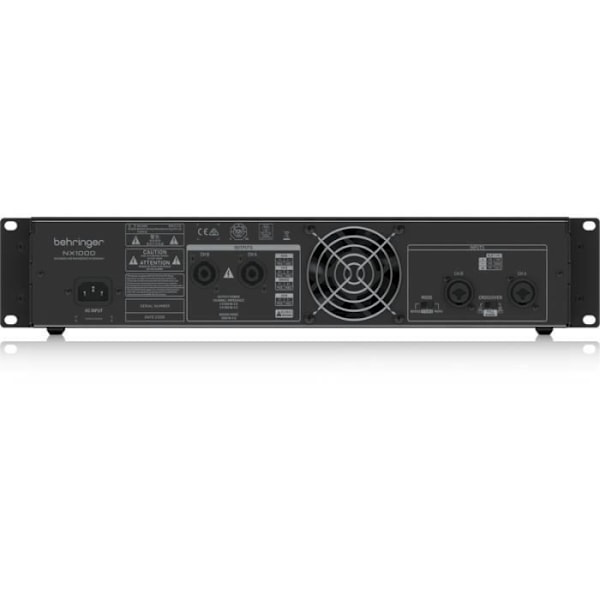 BEHRINGER NX1000 effektförstärkare - 500 W - Klass D - 0,05% - XLR / 1⁄4" TRS