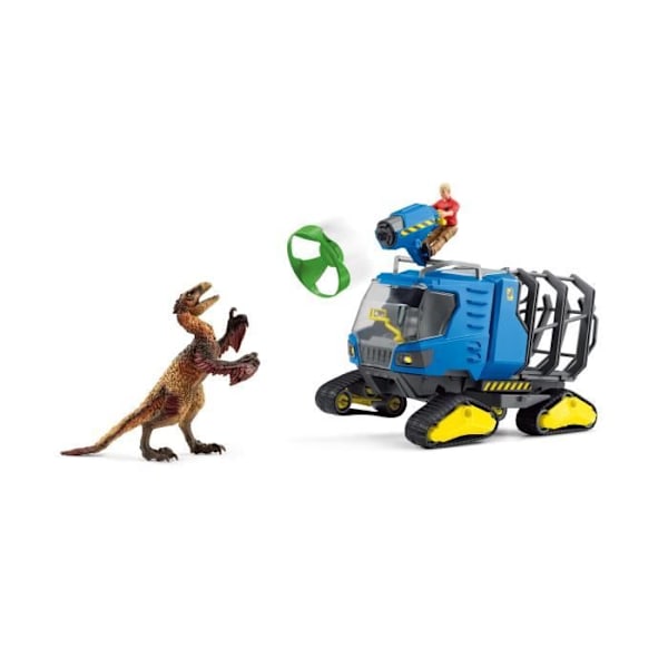 Dino Capture Vehicle - Dinosaur figursæt - Schleich Toys 42604 Dinosaurer - fra 4 år og opefter Blå