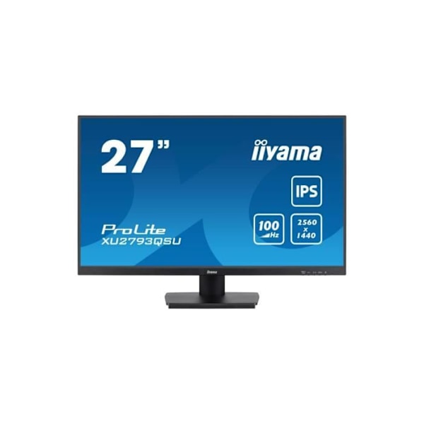 IIYAMA 27" Ultratynd IPS-panelskærm 1ms 2560x1440 100Hz 250cd/m² 1xHDMI 1xDisplayPort 2xUSB HUB (3.2) HPs 2x2W TCO