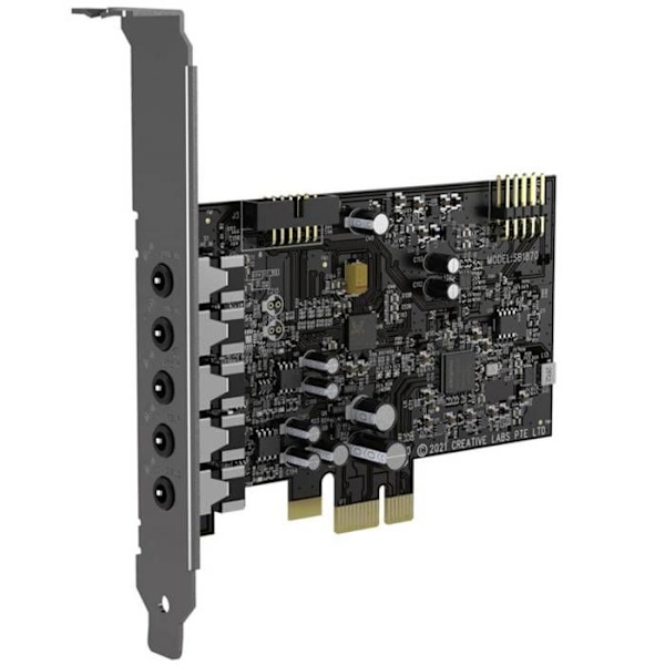 Sisäinen äänikortti - Luova - Sound Blaster Audigy FX V2 - Korkea resoluutio - 5.1 Virtuaalinen ympäristö - PCI