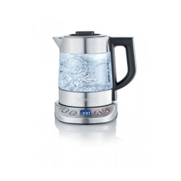 SEVERIN - Tekanna/vattenkokare - 1 L - 2200W - glas - rostfritt stål - 360° bas - 3473 Rostfritt stål