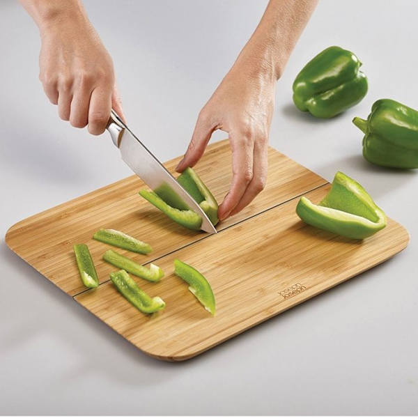 Skærebræt - Joseph Joseph - Chop2Pot - Bambus - Sammenfoldelig - 33 x 27 cm