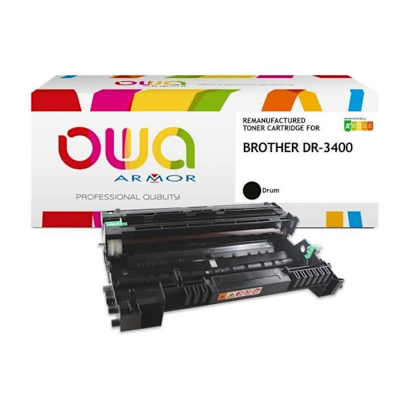 Q-connect tromle kompatibel med Brother dr3400 50000p sorte printere