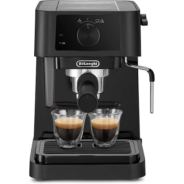 Maidonvaahdotin - DELONGHI - EC 230.BK - 15 bar - 1,0 l - Musta sort