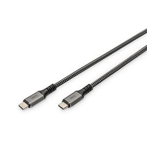 DIGITUS USB-C TILSLUTNINGSKABEL - USB 4.0 - STRØMLEVERING 3.0-40 GBI