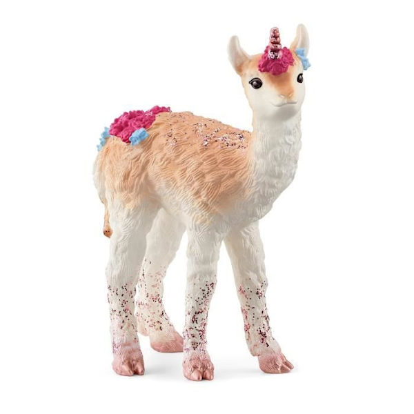SCHLEICH Llama Enhjørning Figur - Model 70743 - Til børn fra 5 år - Flerfarvet Flerfarvet