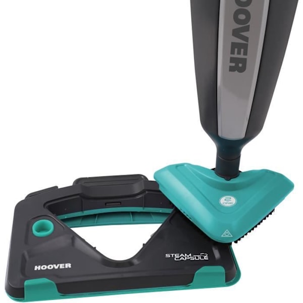 HOOVER Cap1700D ångtvätt, kraftfull 1700W, snabb 30s uppvärmning, 25 min autonomi, rektangulär + triangulär borste