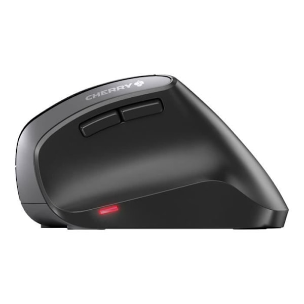 Ergonominen langaton hiiri - CHERRY MW 4500 - Ranteen rasituksen lievittämiseen 45° kallistuksella - Musta sort