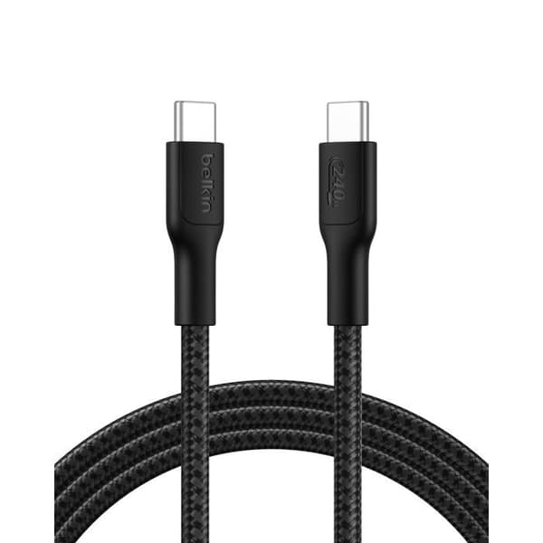 USB-C-kabel - Belkin - BoostCharge - 240W - 2m - Svart