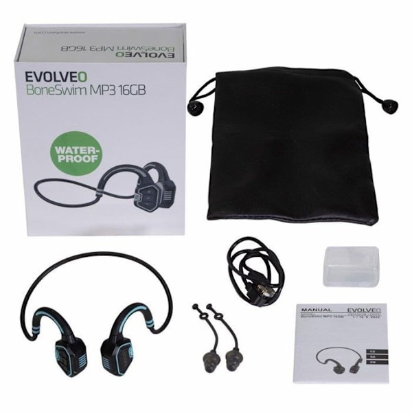 EVOLVEO BoneSwim MP3 16GB orange