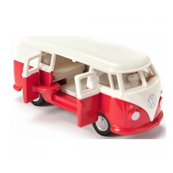 Auto - SIKU - VW T1 Bussi - Mittakaava 1:32 - 4 kappaletta - Sopii yli 3-vuotiaille