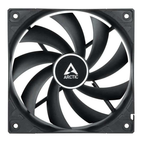 ARCTIC F12 PWM PST - 120 mm kasseventilator, PWM kontrol og PST kabel, sort, pakke med 5 sort