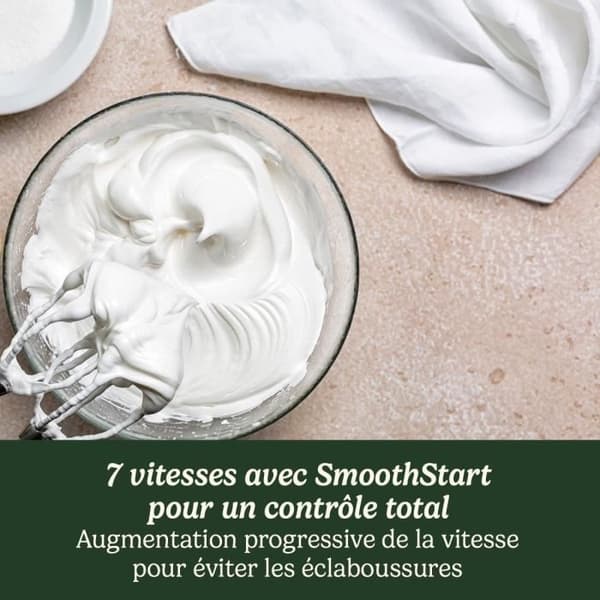 Elvisp - CUISINART - HM7U/E POWER ADVANTAGE® 7 hastigheter - 200 W - 7 hastigheter - Vit Vit