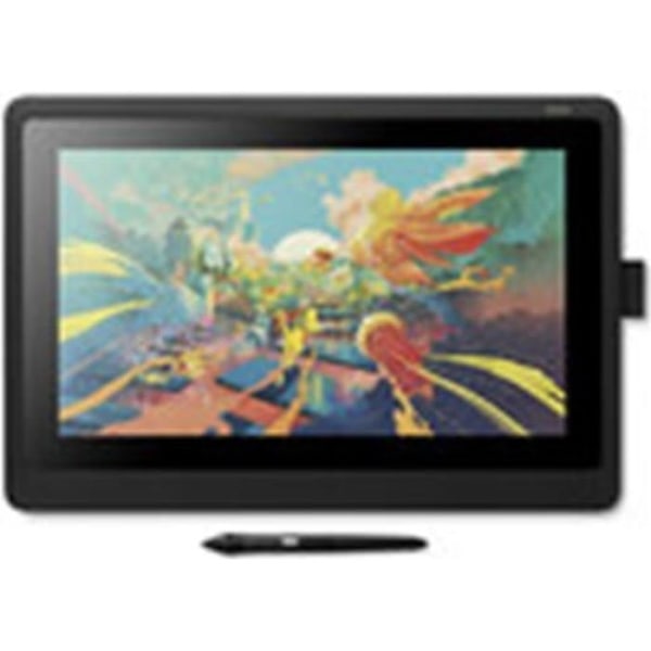 Wacom-grafiktablet Touch-grafiktablet med 15,6'' Full HD-skærm og stylus (PC/MAC) - 8192 trykniveauer - Sort