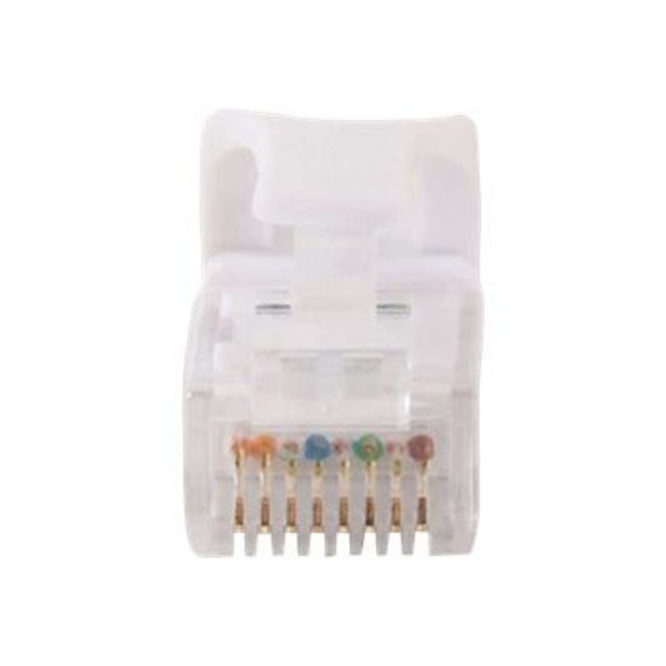 Patch ledning - C2G - CAT 6 - 50 cm - Støbt, Strandet, Uden krog - hvid