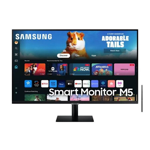 Samsung Skærm Smart (LS32DM500EUXDU) Sort