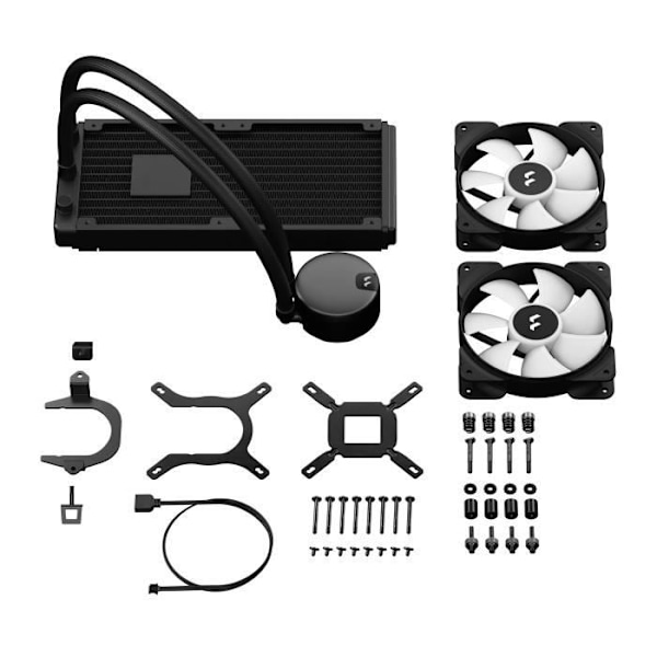 Tuuletin - FRACTAL DESIGN - Lumen S24 v2 RGB (AM5/LGA 1700 yhteensopiva) - 67 mm