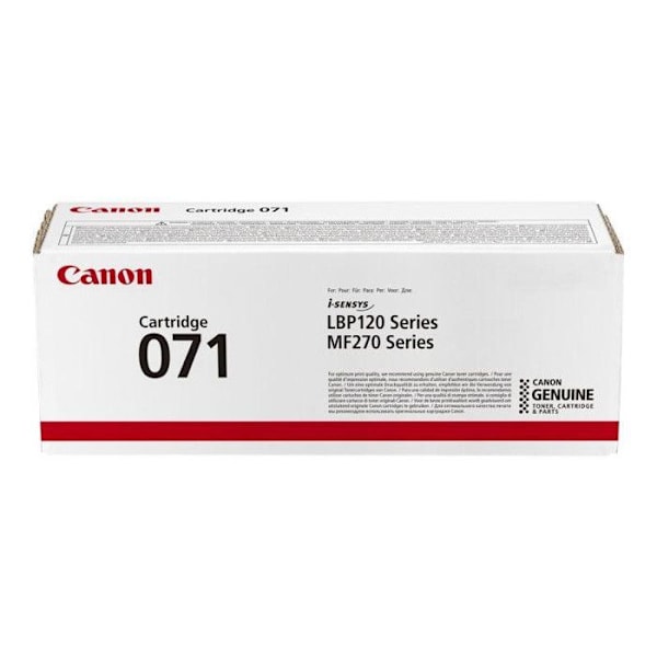 Canon 71 BK sort tonerpatron - Ydelse 1200 sider