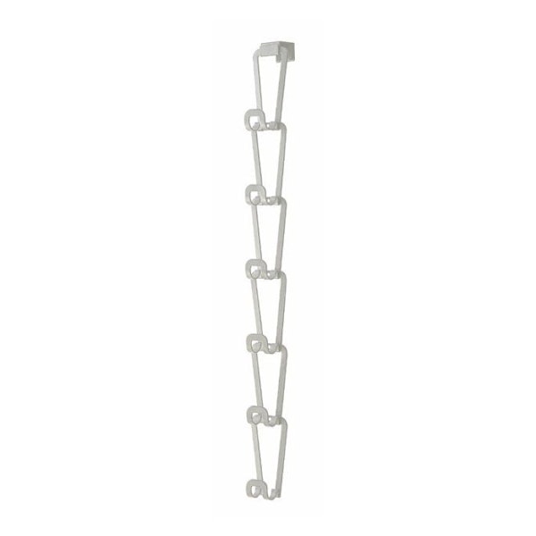 Hvid håndtaskeholder 6 kroge - H77 cm