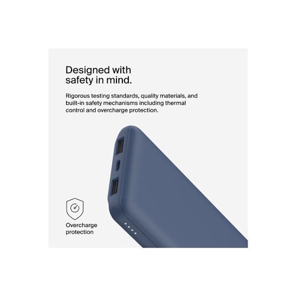 Belkin 10K Power Bank - Blå 10K Power Bank Blå Blå