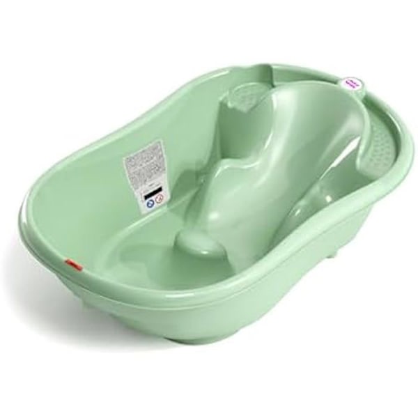 OKBABY Onda - Badebad til Nyfødte 0-12 Måneder, Ergonomisk Design - Grøn