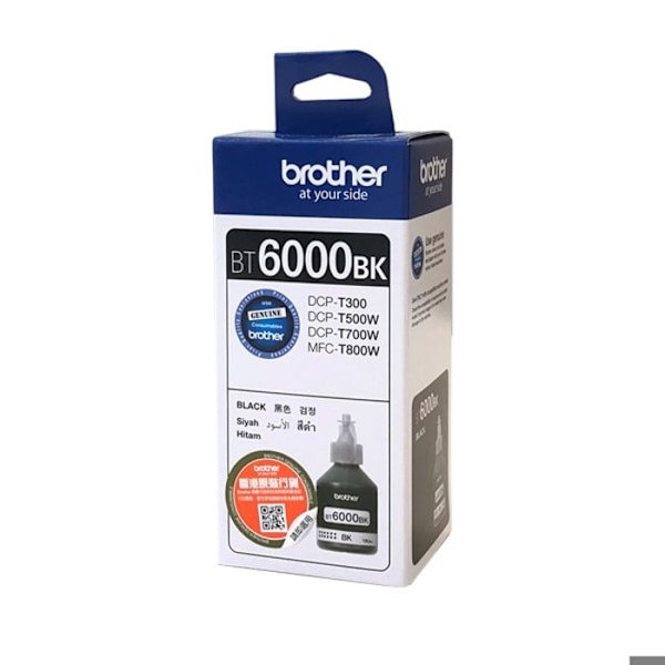 Blækflaske - BT - BT6000BK - 108 ml - 6000 sider - Sort