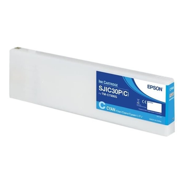 EPSON blækpatron - ColorWorks TM-C7500G - Cyan - 294,3 ml - UltraChrome DL