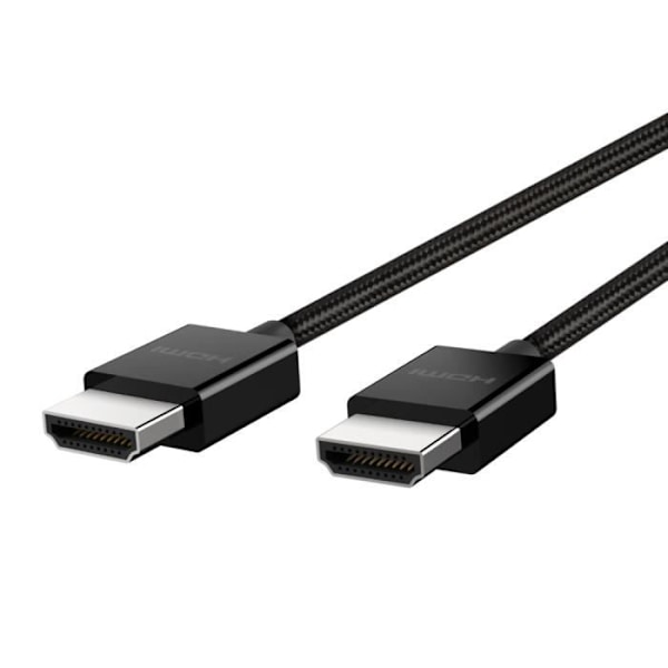 HDMI 2.1-kabel - BELKIN - 2 m - Ultra HD - 48 Gbit/s - Sort