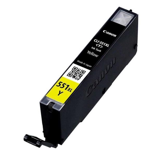 CANON CLI-551Y XL suurikapasiteettinen keltainen mustekasetti (CLI551XL)