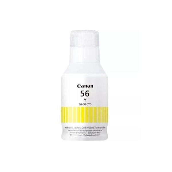 Blækflaske - CANON - GI-56BK - Gul - MAXIFY GX-kompatibilitet - (4432C001)