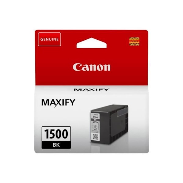 Canon PGI-1500 BK 12,4 ml sort blækbeholder til MAXIFY MB2050, MB2150, MB2155, MB2350, MB2750, MB2755