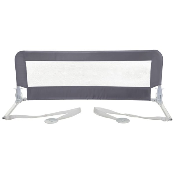 Dreambaby Sengestol Barrikade Prag, foldbar og bærbar, passer til enkelt- til dobbeltsenge - 110 cm bred x 45,5 cm høj Grå grå