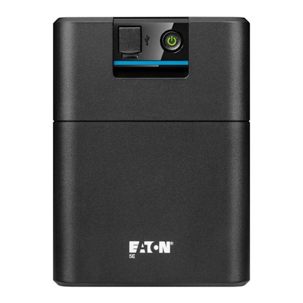 Eaton 5E 2200 USB Line -interaktiivinen UPS 1200 W/2200 VA + 6 C13-liitäntää (5E2200UI) musta