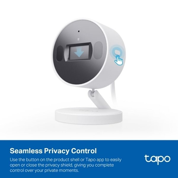 WiFi 2K 360° övervakningskamera - Tapo TP-Link C125 - Starlight-sensor, AI-detektion - Kompatibel med Alexa/Google Home