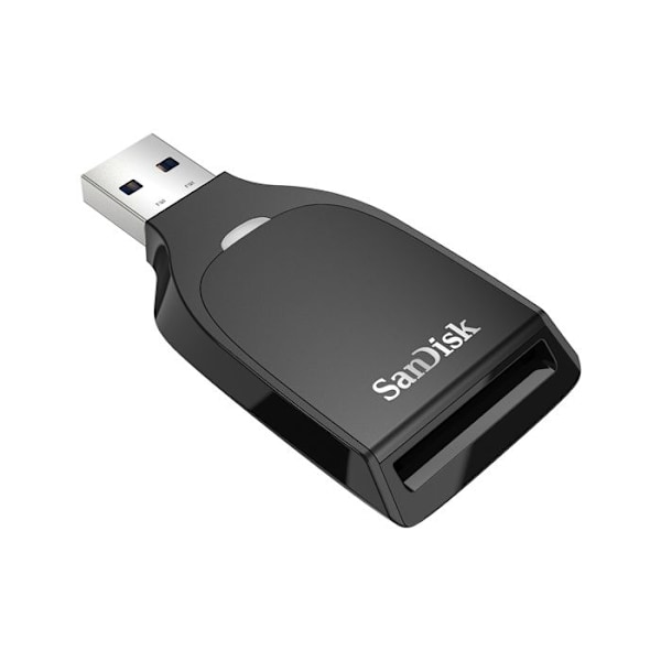 USB 3.0-kortläsare för UHS-I SD-kort, svart ,