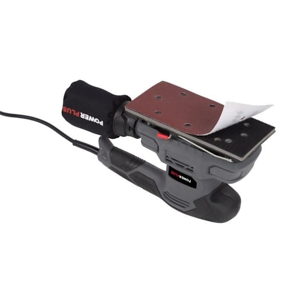 POWERPLUS Vibrationsslipemaskine 180 W POWE40010 grå